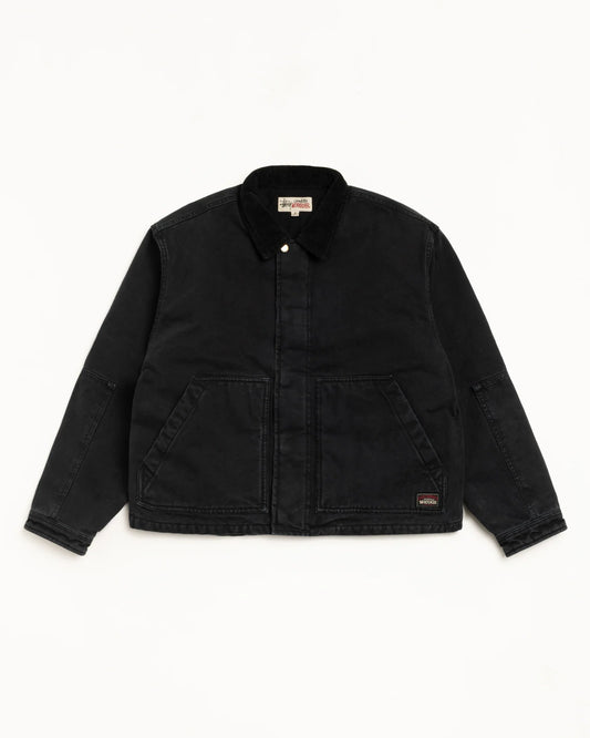 Stüssy Workgear Jacket: Black