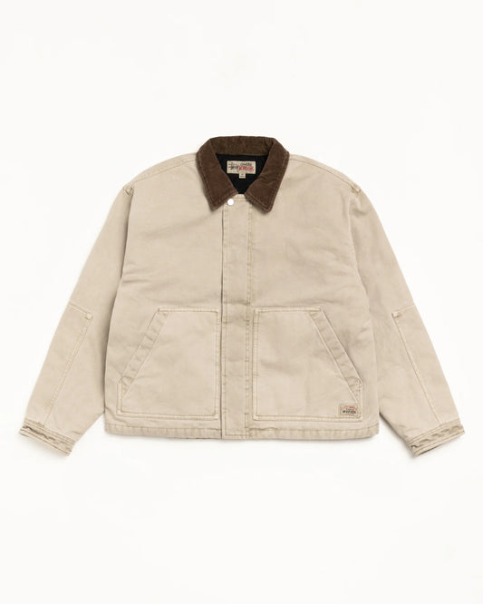 Stüssy Workgear Jacket: Grey