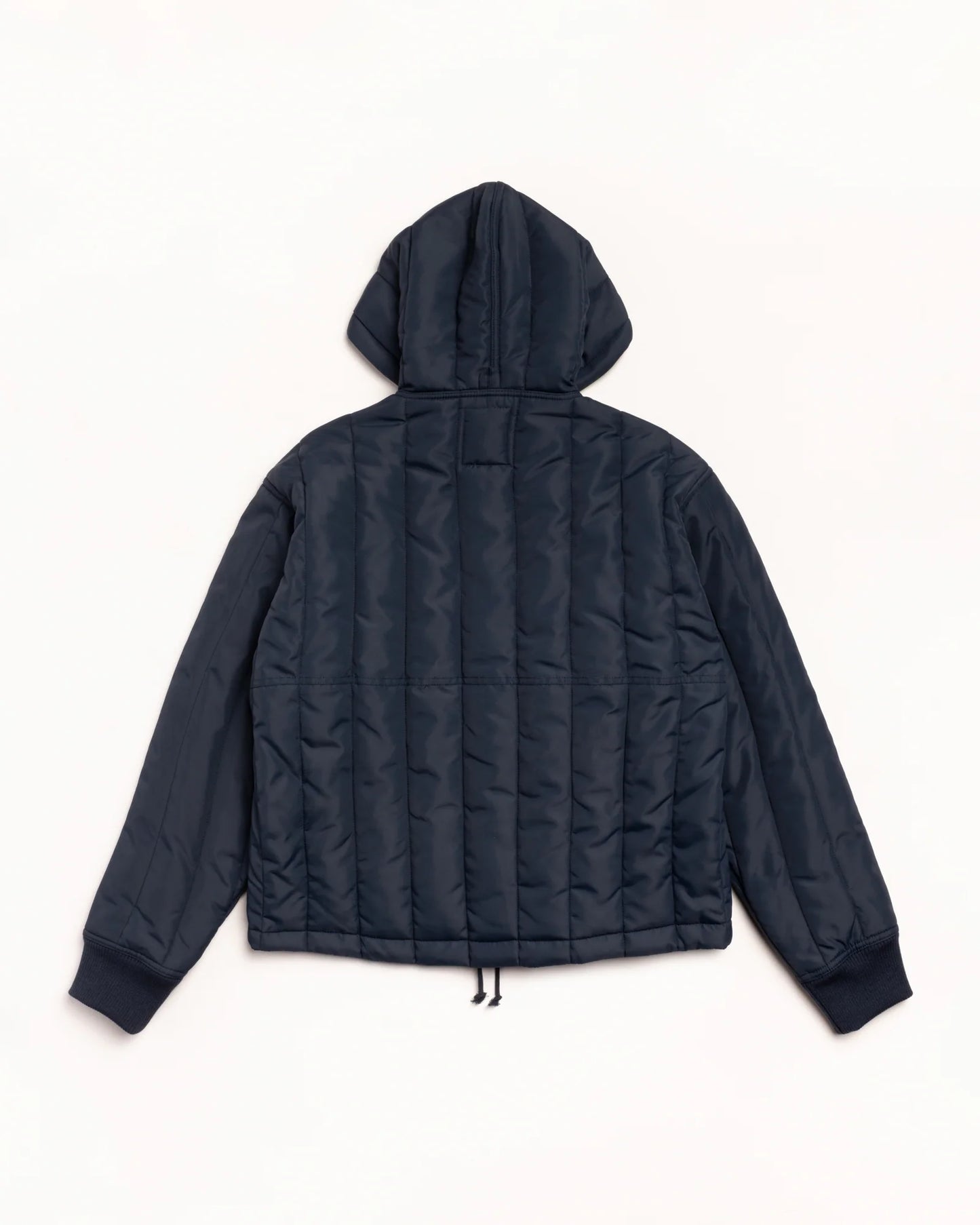 Stüssy Quilted Nylon Work Jacket: Navy