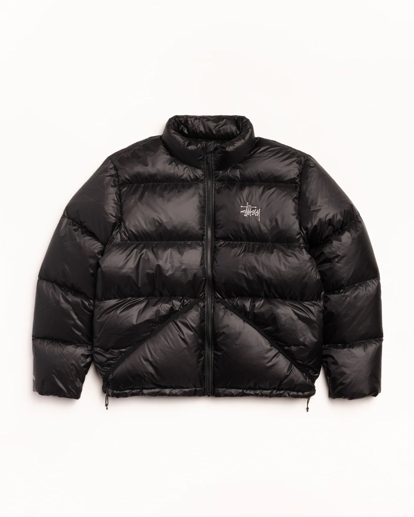Stüssy Micro Ripstop Down Jacket: Jet Black