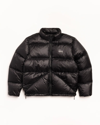 Stüssy Micro Ripstop Down Jacket: Jet Black