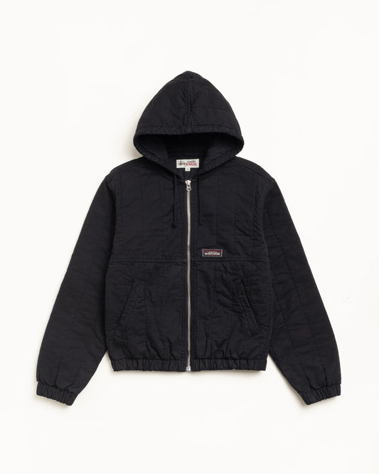 Stüssy Quilted Canvas Work Jacket Black