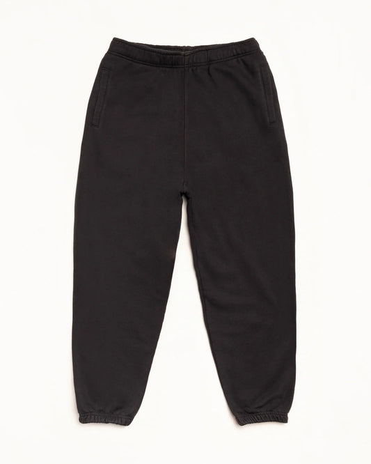 Stüssy Workgear Sweatpant: Washed Black