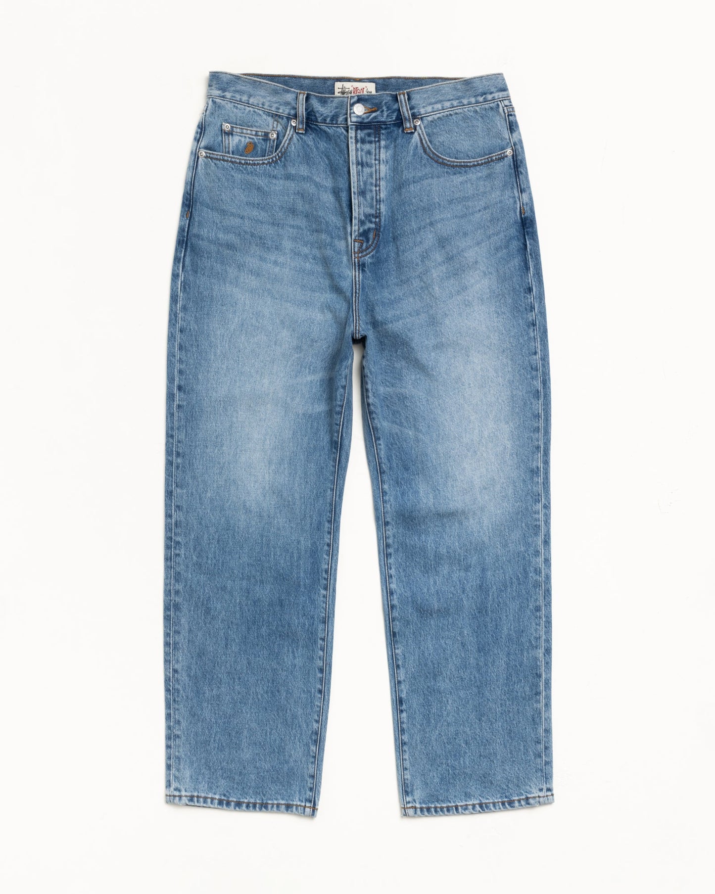 Stüssy Big Ol' Jean Denim: Indigo Stone Wash