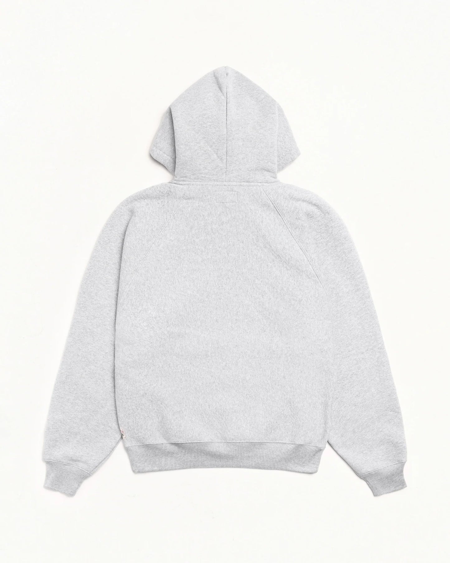 Stüssy Fleece Raglan Relaxed Hoodie: Ash Heather