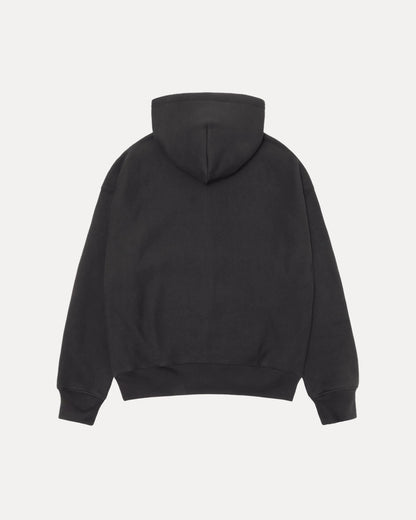 Stussy Applique Hoodie: Black