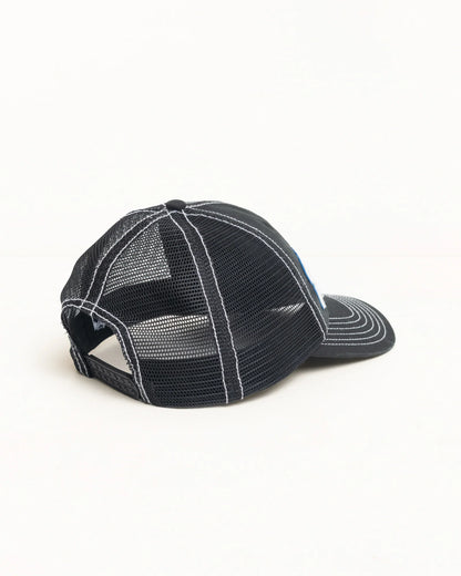 Stüssy Burly Threads Trucker Cap: Black