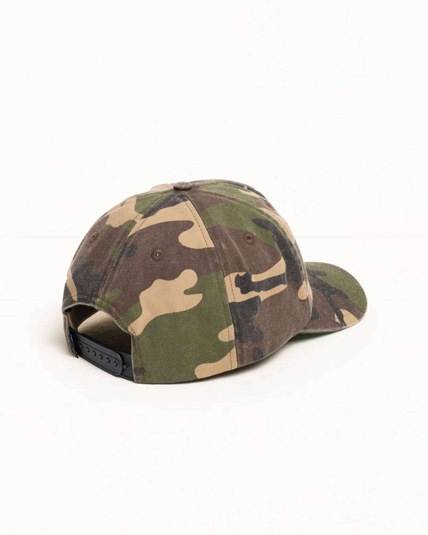 Stüssy Mid-Depth Big Stock Snapback Woodland Camo