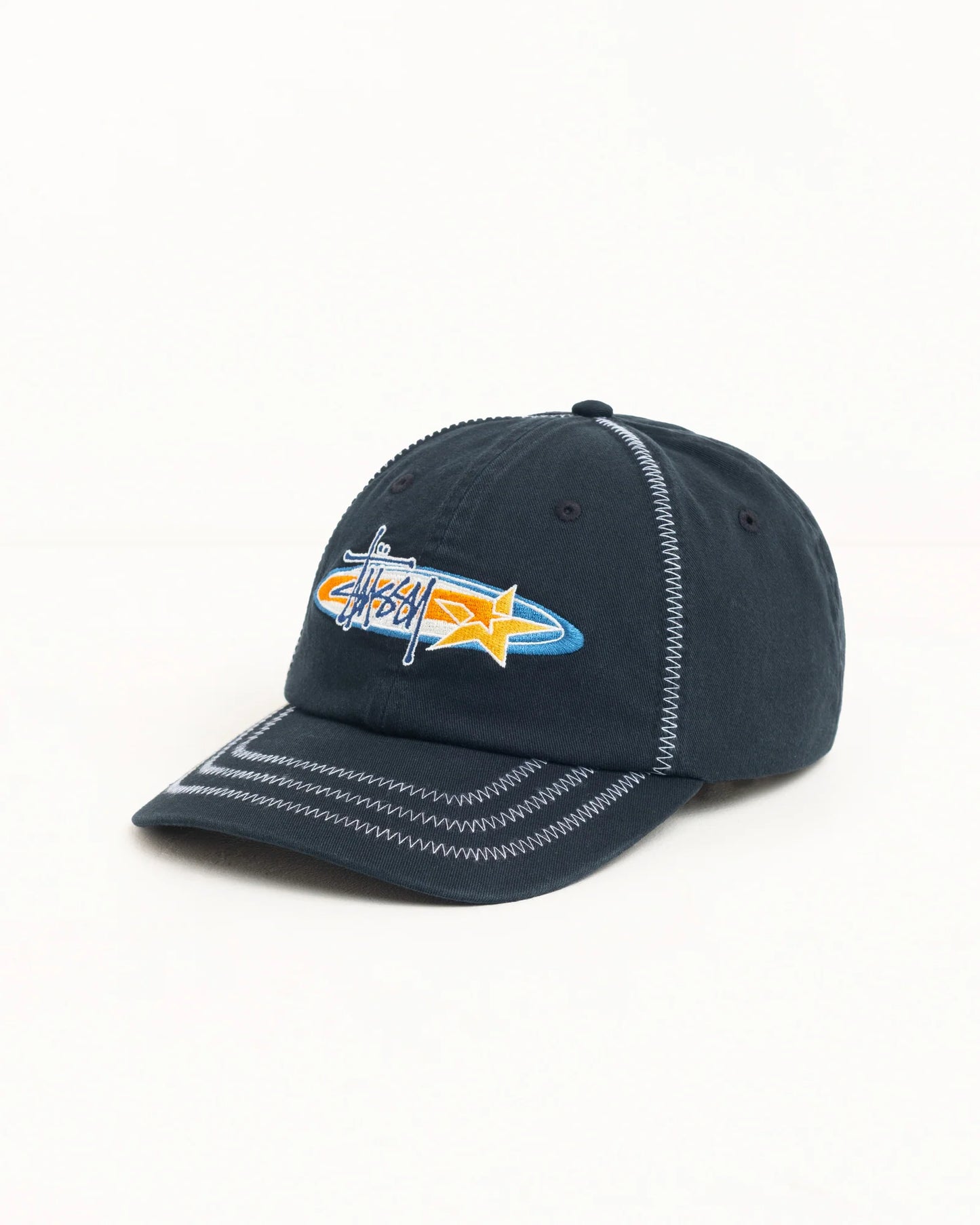 Stüssy Oval Star Cap Black