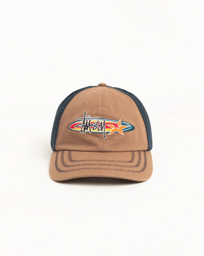 Stüssy Oval Star Cap Brown