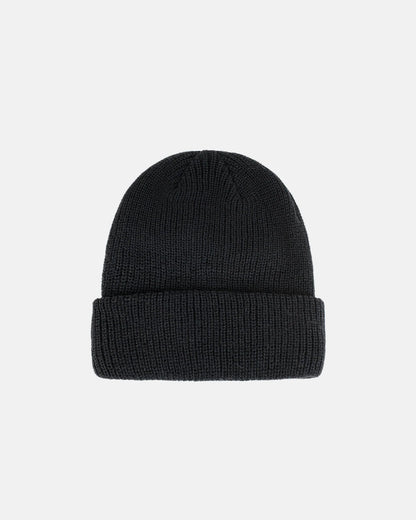 Stüssy Basic Cuff Beanie: Black