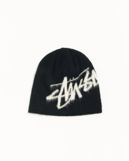 Stüssy Brushed Out Stock Skullcap: Black