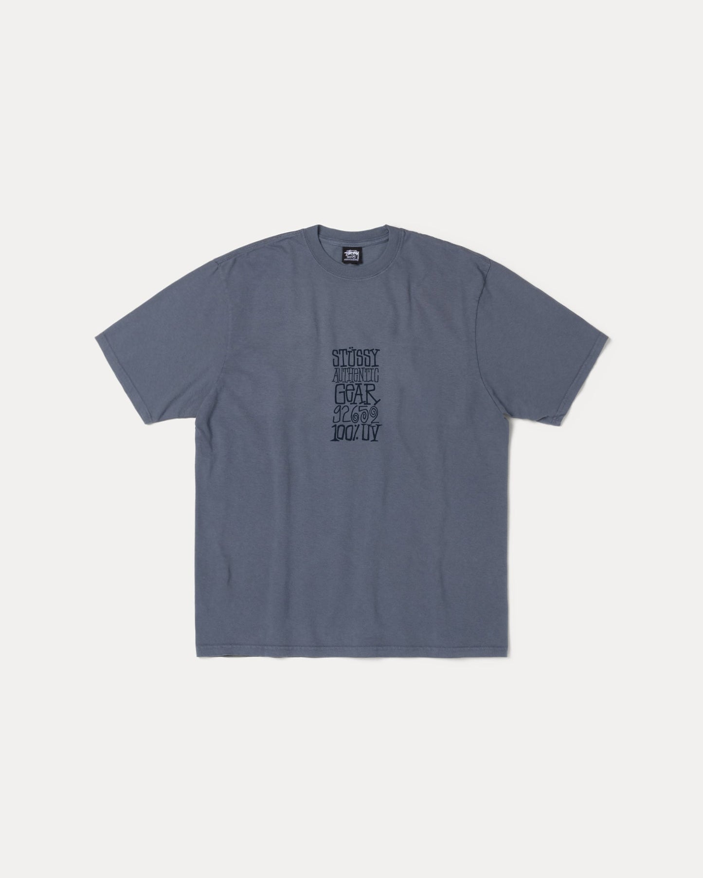 Stüssy Authentic Gear Tee Pigment Dyed: Navy