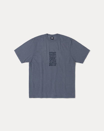 Stüssy Authentic Gear Tee Pigment Dyed: Navy