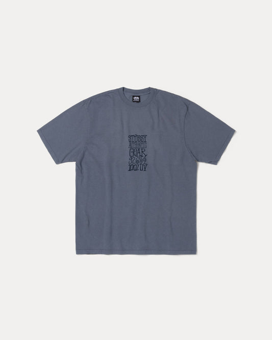 Stüssy Authentic Gear Tee Pigment Dyed: Navy