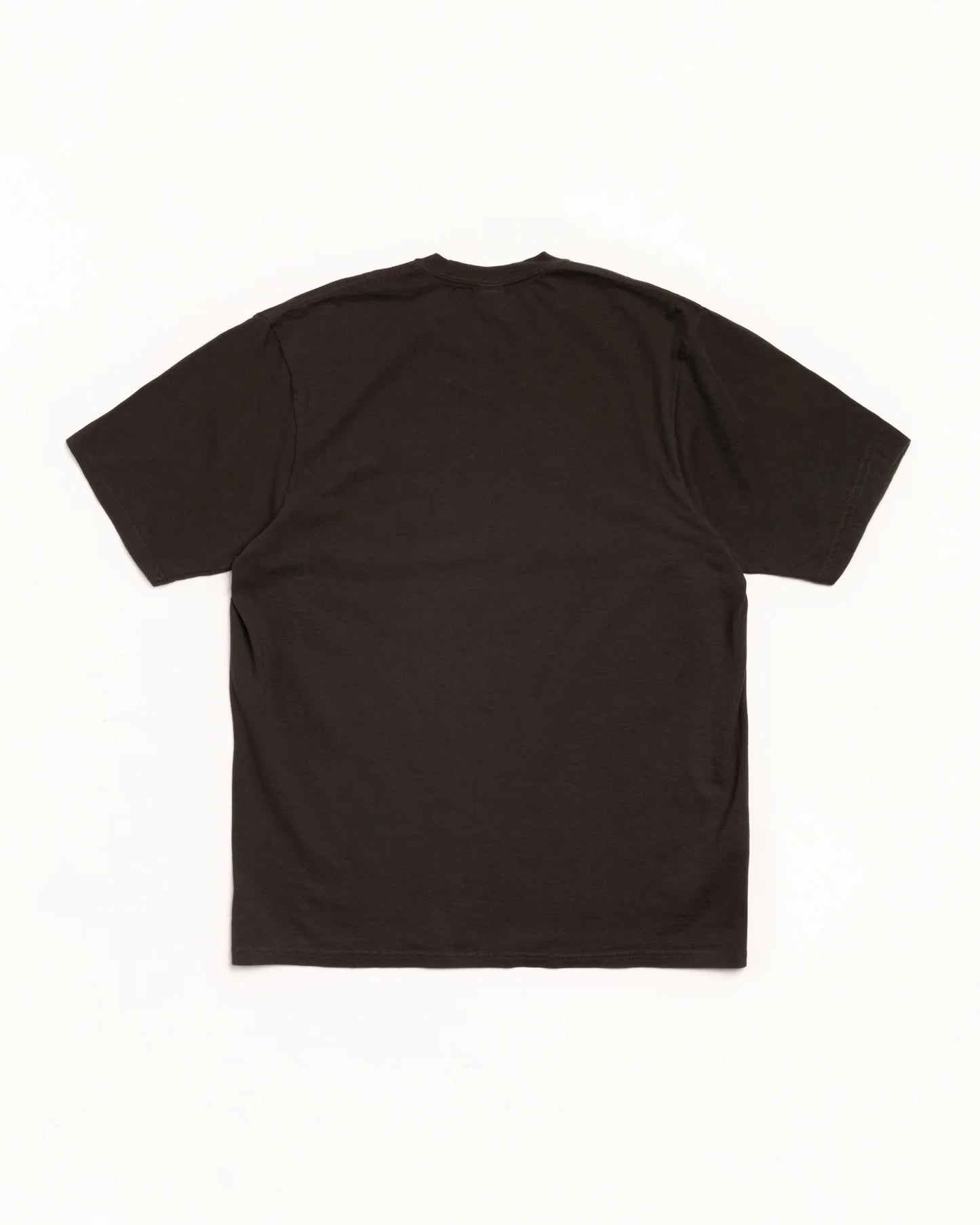 Stüssy Stretch Pig. Dyed Tee: Faded Black