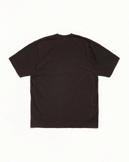 Stüssy Stretch Pig. Dyed Tee: Faded Black