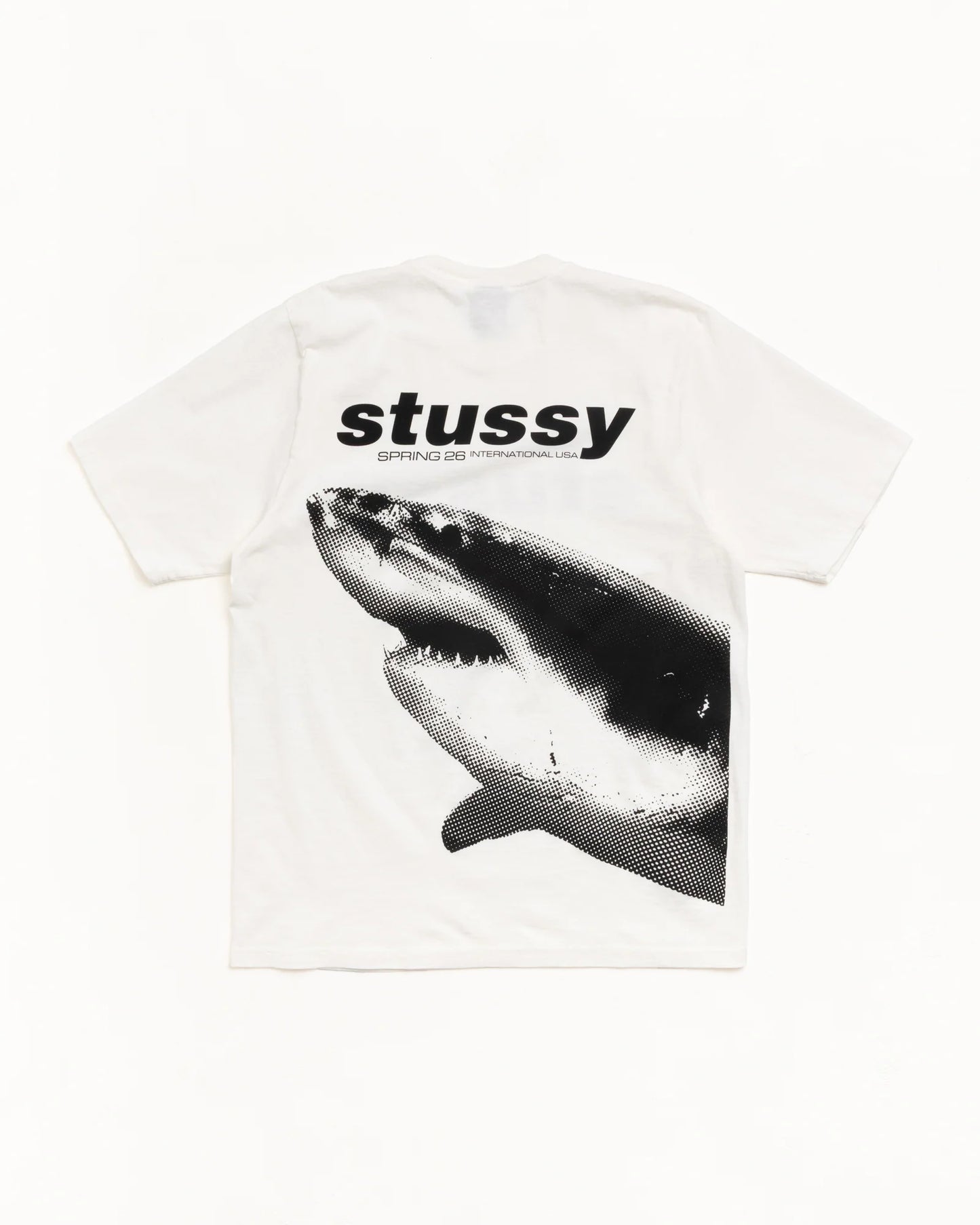 Stüssy Shark Pig. Dyed Tee: Natural