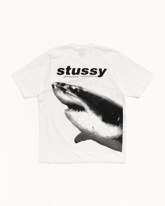 Stüssy Shark Pig. Dyed Tee: Natural