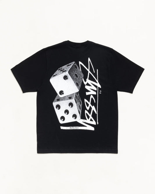 Stüssy Tall Dice Tee: Black