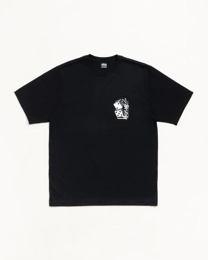 Stüssy Tall Dice Tee: Black
