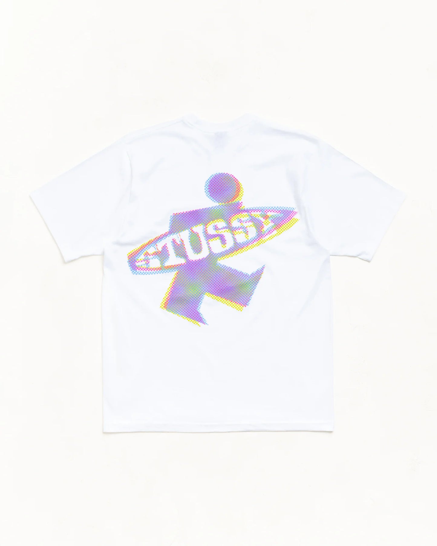 Stüssy Dot Surf Puff Print Tee: White