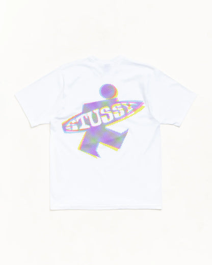 Stüssy Dot Surf Puff Print Tee: White