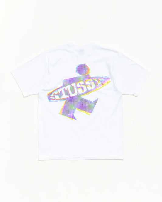 Stüssy Dot Surf Puff Print Tee: White