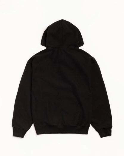 Black hoodie on a white background