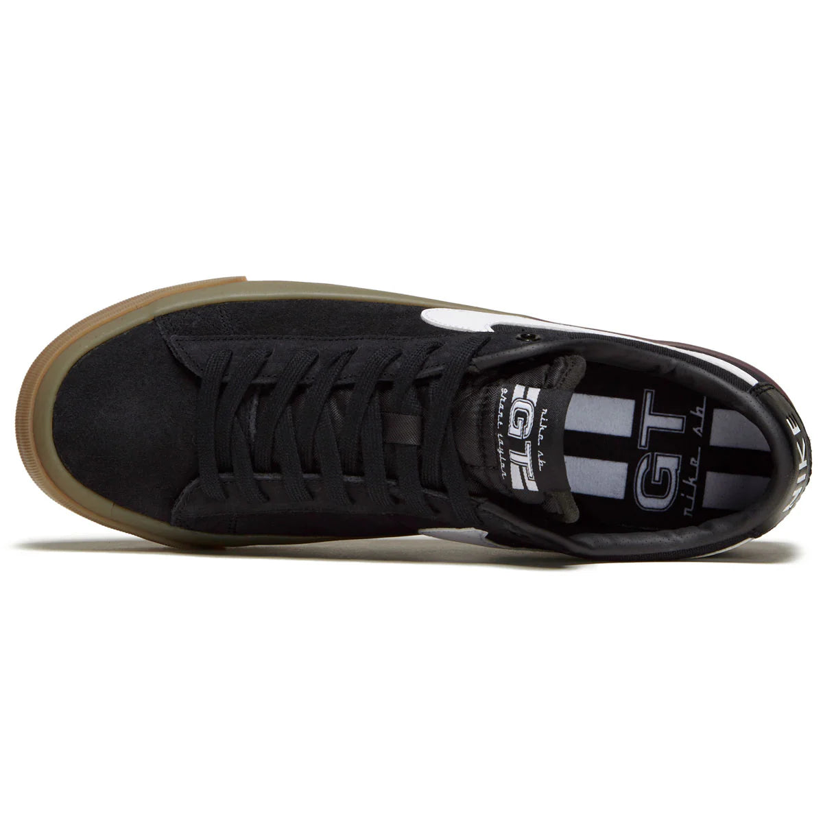 Nike SB Zoom Blazer Low Pro GT: Black/White/Gum