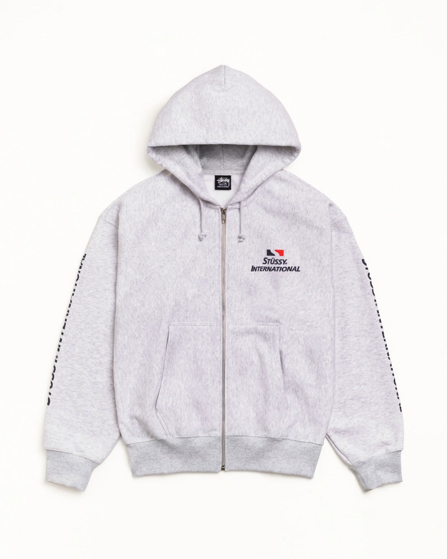 Stüssy International Zip Hood Ash Heather