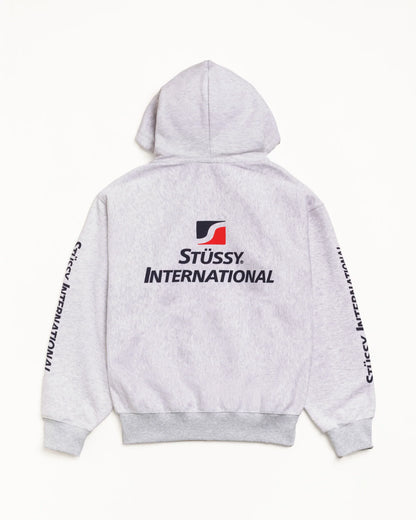 Stüssy International Zip Hood Ash Heather