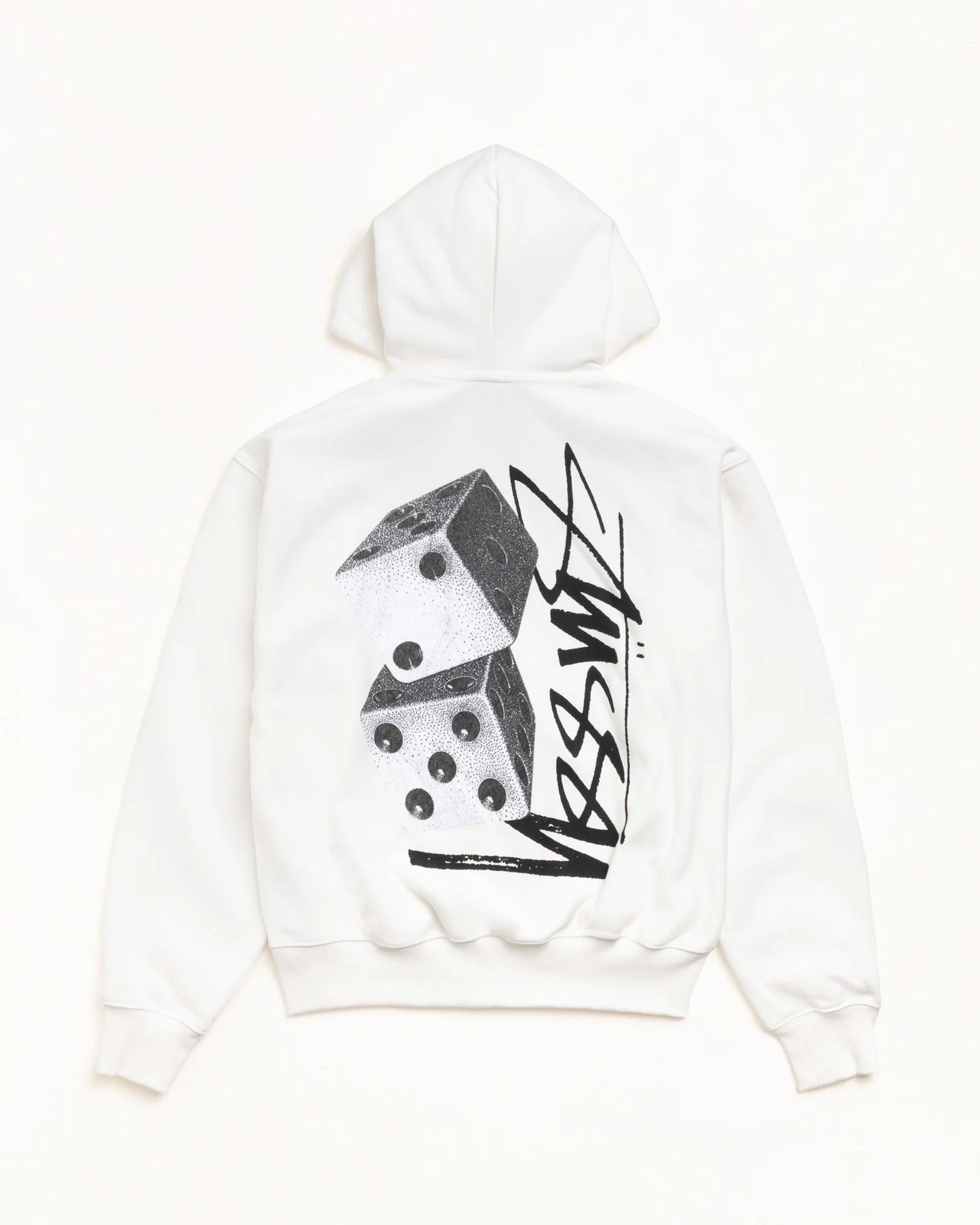 Stüssy Tall Dice Zip Hood: White