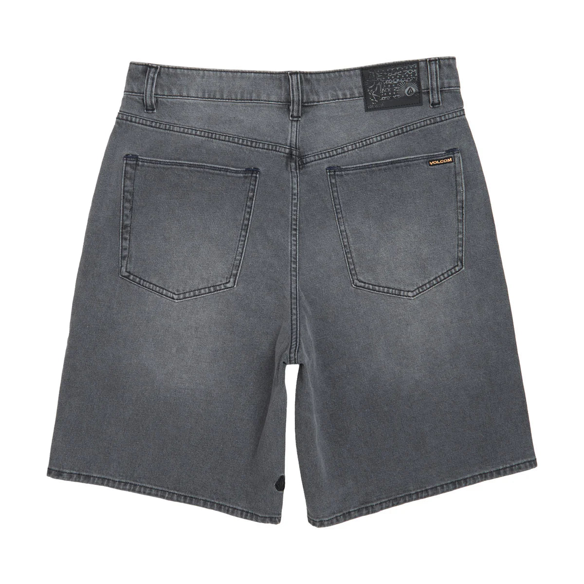 Volcom Billow Denim Shorts Concrete