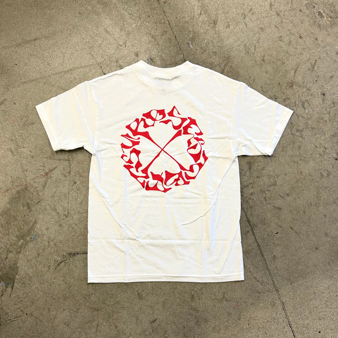 Rose Street x Batsu Tee White