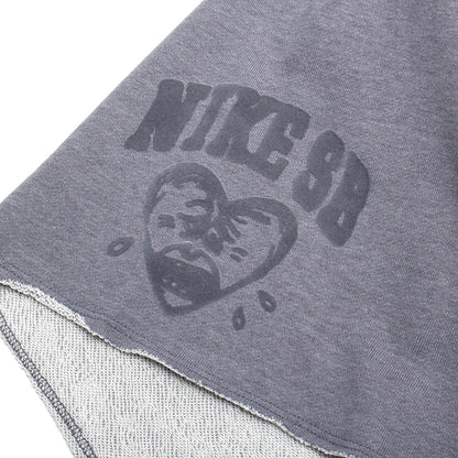 Nike SB Graphic Fleece Skate Shorts Cool Gray