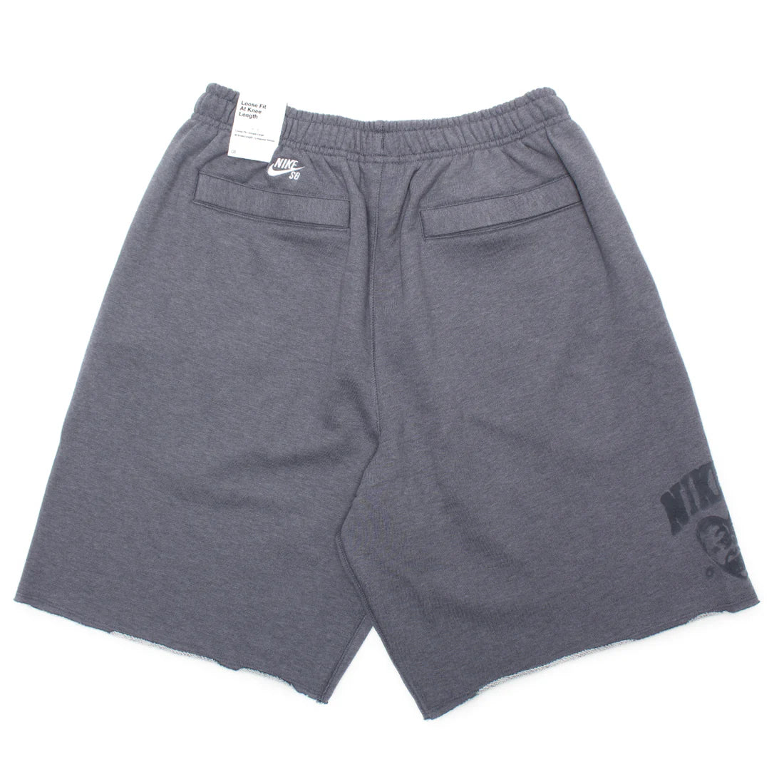 Nike SB Graphic Fleece Skate Shorts Cool Gray