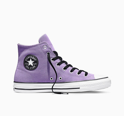 Converse CTAS Pro Hi Suede Lilac Soda/Black/White
