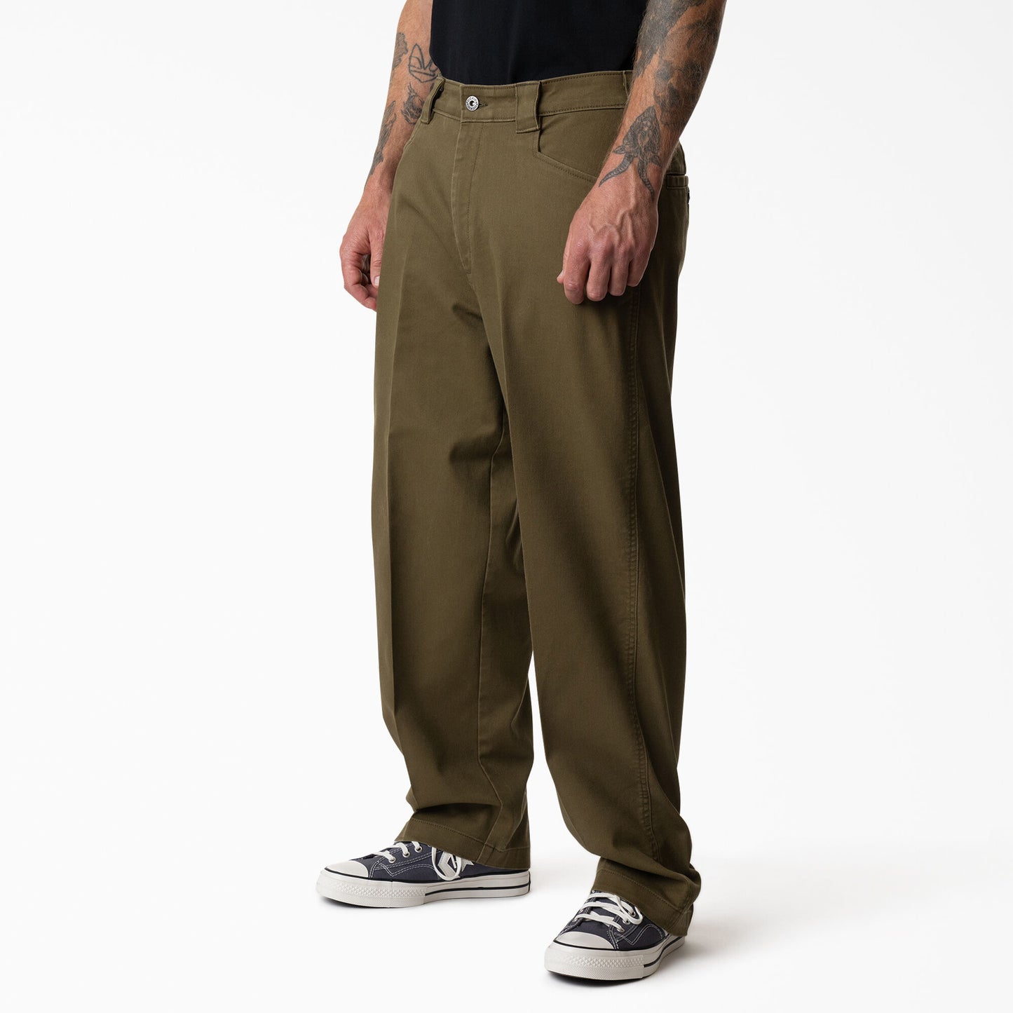 Dickies Mike Anderson Loose Fit Work Pants: Dk Olive