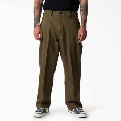 Dickies Mike Anderson Loose Fit Work Pants: Dk Olive