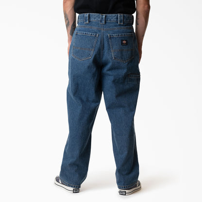 Dickies Mike Anderson Loose Fit Jeans: Stonewashed Indigo Blue