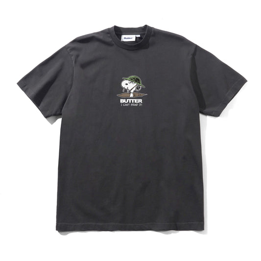 Butter Peanuts Can't Stand It Tee Washed Black