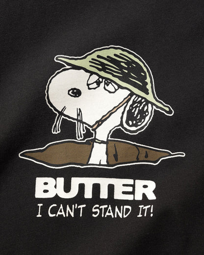 Butter Peanuts Can't Stand It Tee Washed Black