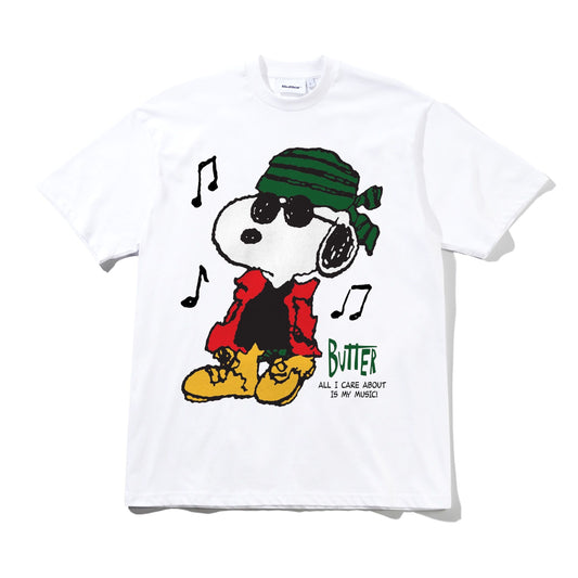 Butter Peanuts Music Tee White