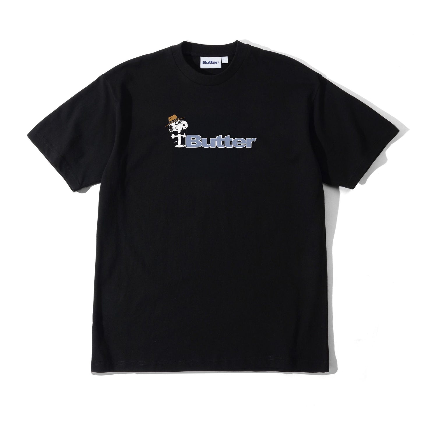 Butter Peanuts Spike Logo Tee Black