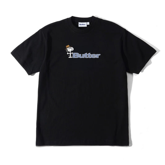 Butter Peanuts Spike Logo Tee Black
