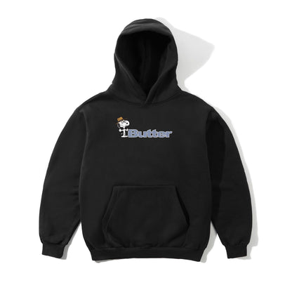 Butter Peanuts Spike Logo Pullover Hood Black