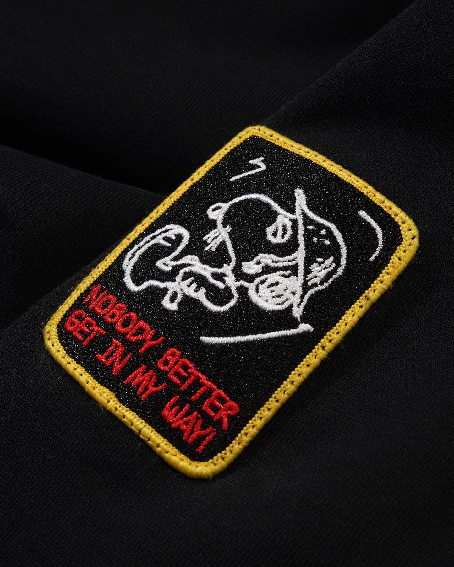 Butter Peanuts Patches Zip-Thru Hood Washed Camo