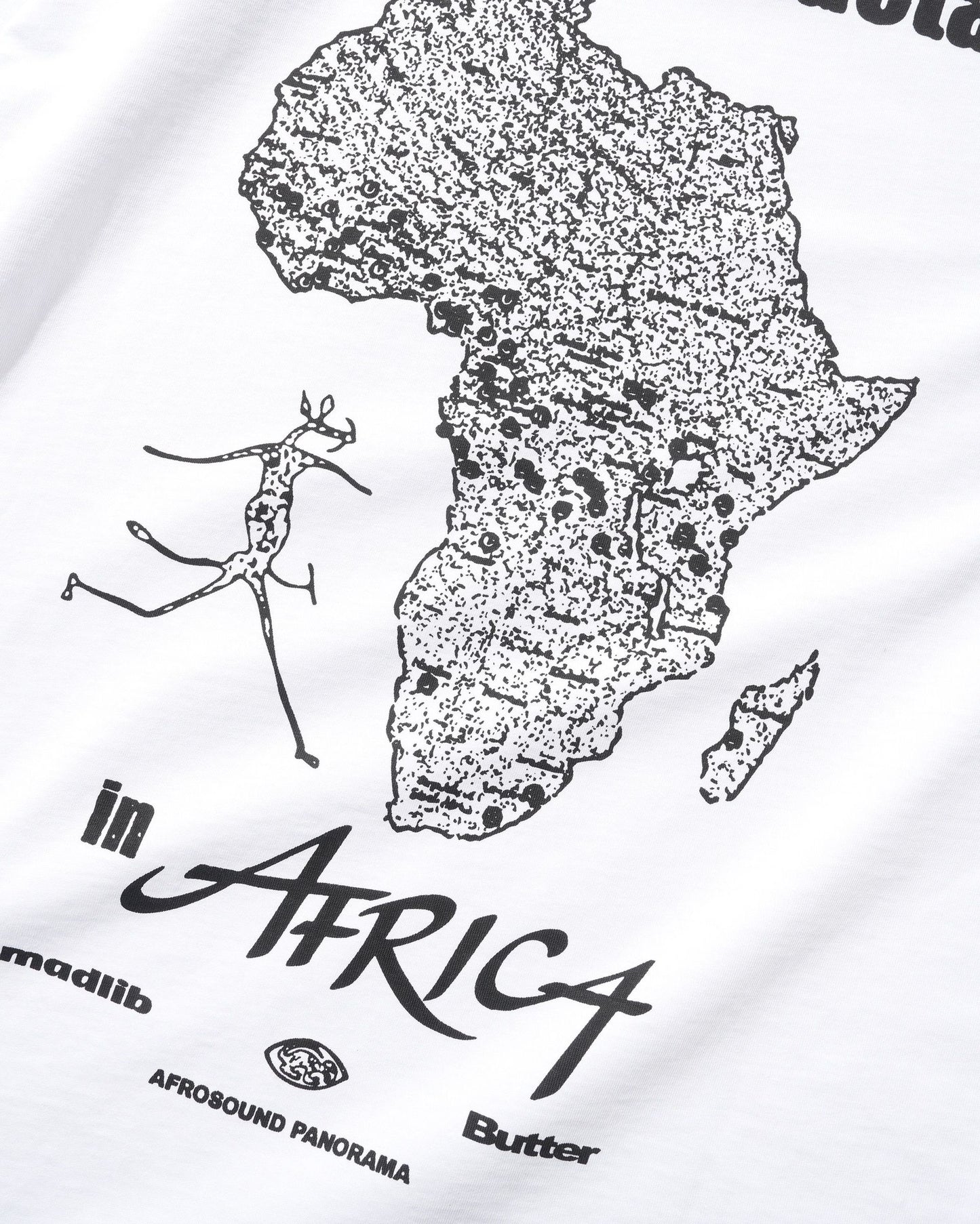 Butter Madlib Africa Tee White