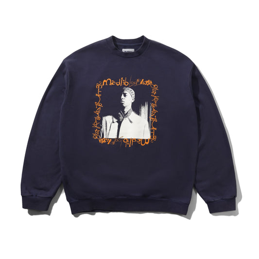 Butter Loop Digga Crewneck Washed Navy